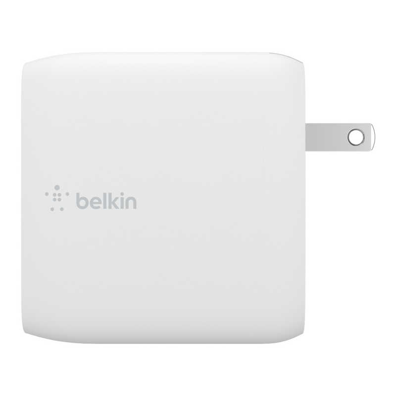 BELKIN BELKIN BOOST↑CHARGE PRO 68W USB-C PD GaN USB充電器(18W USB-C + 45-60W USB-C) ホワイト WCH003DQWH WCH003DQWH
