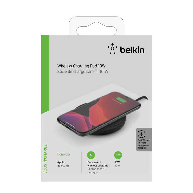 BELKIN BELKIN BOOST↑UP ワイヤレス充電パッド ブラック WIA001dqBK [USB給電対応] WIA001dqBK [USB給電対応]