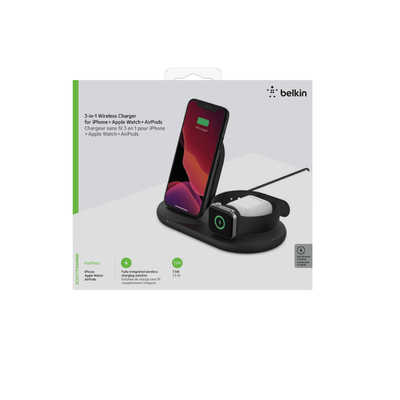 BELKIN BOOST↑CHARGE 3 in 1ワイヤレス充電スタンド(iPhone