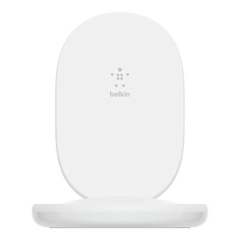 BELKIN BELKIN BOOST↑CHARGE 15Wワイヤレス充電スタンド(24W QC 3.0 USB充電器､USB-A to Cケーブル付き) ホワイト WIB002DQWH WIB002DQWH