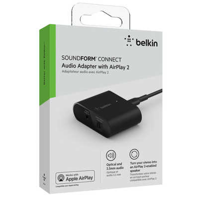 Belkin SOUNDFORM CONNECT AirPlay2対応 オーディオアダプター BELKIN AirPlay 2対応オーディオアダプターSOUNDFORM CONNECT
