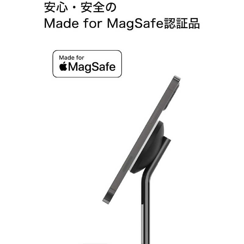 BELKIN BELKIN ワイヤレス充電器 MagSafe急速充電対応 iPhoneAirPods 同時充電可能 2in1 WIZ010DQWH WIZ010DQWH