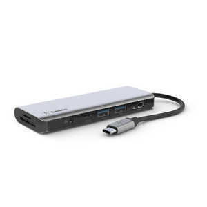 BELKIN 7-in-1 USB-C マルチメディアハブ AVC009BTSGY BELKIN 7-in-1 USB-C マルチメディアハブ AVC009BTSGY