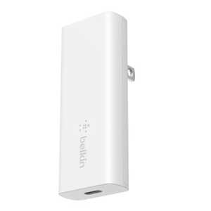 BELKIN BOOST↑CHARGE PRO 20W USB-C PD GaN USB充電器 ホワイト [1ポート /USB Power Delivery対応 /GaN(窒化ガリウム) 採用] White WCH009DQWHJP
