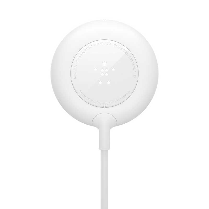 BELKIN BELKIN MagSafe対応磁気ワイヤレス充電パッド（電源アダプタ付） ホワイト ホワイト WIA005DQWH WIA005DQWH