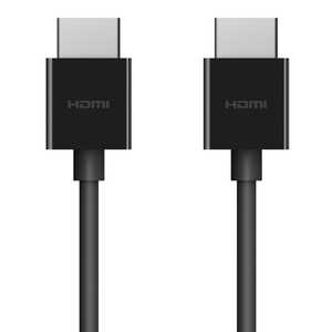 BELKIN Ultra High Speed HDMIケーブル HDMI2.1 [2m /HDMI⇔HDMI /スタンダードタイプ] AV10175BT2MBKV2