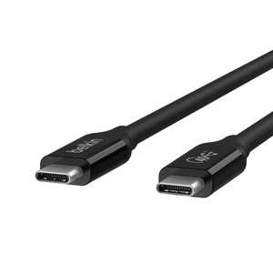 BELKIN ケーブル 0.8m ブラック ブラック [Type-Cオス /USB Power Delivery対応] ブラック INZ001BT0.8MBK