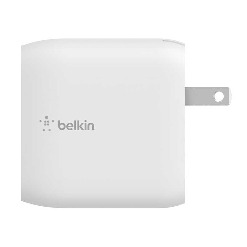 BELKIN BELKIN 2ポート合計40W出力　2台同時20WPD3.0認証　急速充電デュアルUSB-C充電器 ホワイト WCB006DQWHJP WCB006DQWHJP
