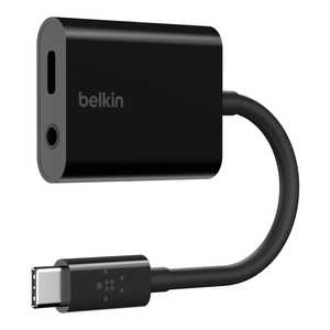 BELKIN iPad Pro 対応 USB?C to 3．5mm オーディオ、 チャージ アダプタ ブラック black NPA004BTBK