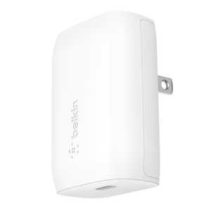 BELKIN PD対応充電器 BOOST↑CHARGE USBC充電器 PD 3.0 PPS 30W ホワイト ［USB Power Delivery対応］ WCA005DQWH