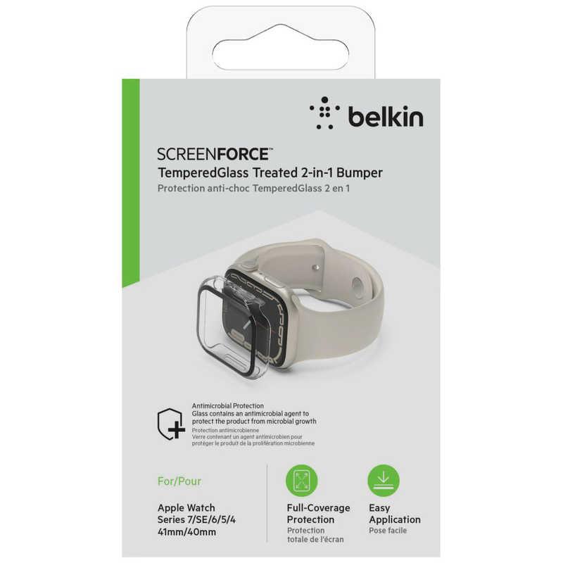 BELKIN BELKIN Apple Watch 保護ケース 41/40mm クリア クリア OVG003ZZCL OVG003ZZCL