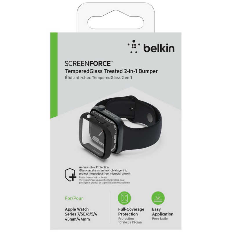 BELKIN BELKIN Apple Watch 保護ケース 45/44mm ブラック ブラック OVG004ZZBK OVG004ZZBK
