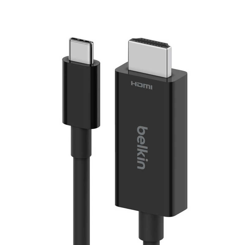 BELKIN BELKIN USB-C to HDMI 2.1 ケーブル ［2m /HDMI⇔TypeC /スタンダードタイプ］ AVC012bt2MBK AVC012bt2MBK