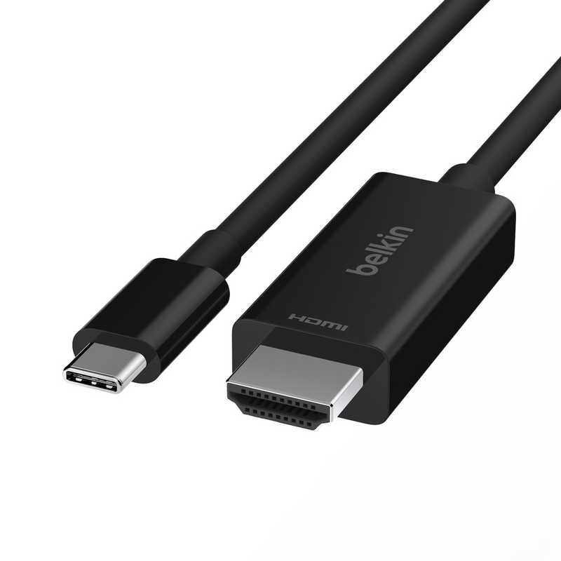 BELKIN BELKIN USB-C to HDMI 2.1 ケーブル ［2m /HDMI⇔TypeC /スタンダードタイプ］ AVC012bt2MBK AVC012bt2MBK