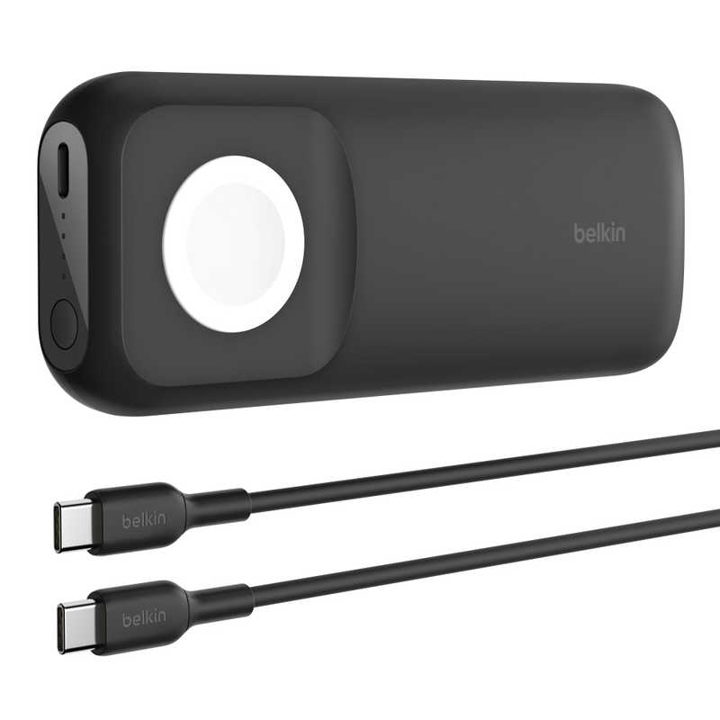 BELKIN BELKIN BoostCharge Pro 2-in-1 iPhone ＋ Apple Watch 急速充電モバイルバッテリー10000 mAh ［USB Power Delivery対応 /1ポート］ BPD005btBK BPD005btBK
