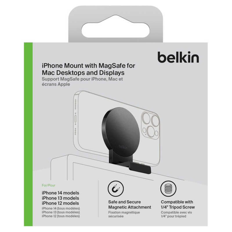 BELKIN BELKIN MagSafe iPhoneマウント連係カメラ モニター用 MMA007BTGY MMA007BTGY