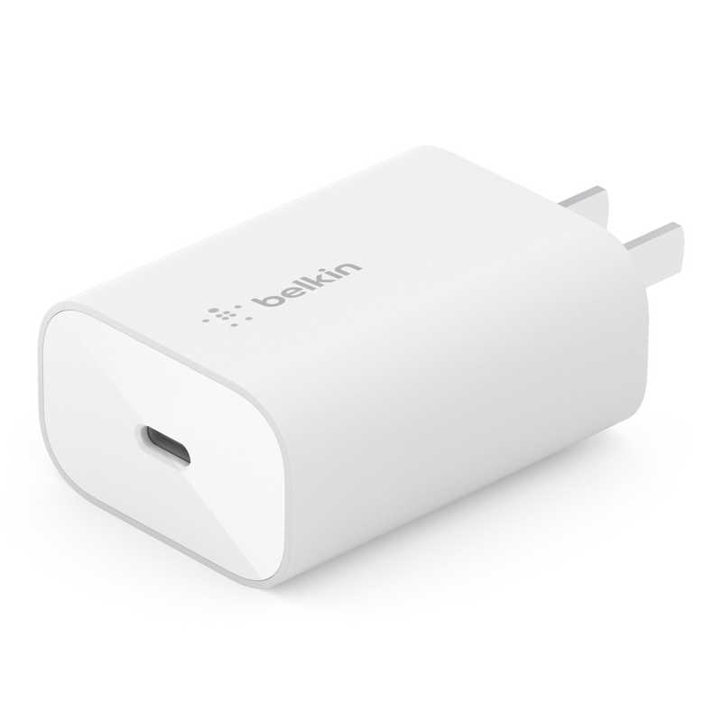 BELKIN BELKIN BOOST↑CHARGE USB-C PD 3.0 PPSウォールチャージャー25W ［1ポート /USB Power Delivery対応］ WCA004DQWHJP WCA004DQWHJP