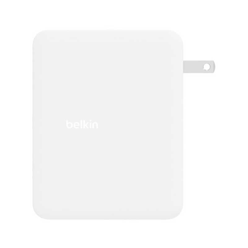 BELKIN BELKIN 140W 4ポート GaN PD対応 急速AC充電器 ホワイト ［4ポート /USB Power Delivery対応 /GaN(窒化ガリウム) 採用］ WCH014DQWH WCH014DQWH
