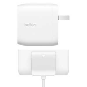 BELKIN 30W ＋ 30W 2ポート PPS USB-C PD急速充電器 ＋ 30W 4ポート充電分配器セット WCB010dq2MWH-B7