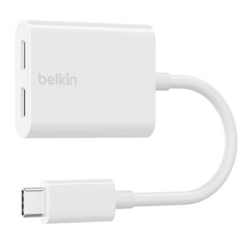 BELKIN BELKIN RockStar USB-Cオーディオ ＋ 充電アダプター ホワイト F7U081btWH F7U081btWH