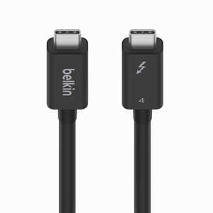BELKIN CONNECT Thunderbolt 4 ケーブル Passive 1m ブラック INZ003QC1MBK BELKIN CONNECT Thunderbolt 4 ケーブル Passive 1m ブラック INZ003QC1MBK