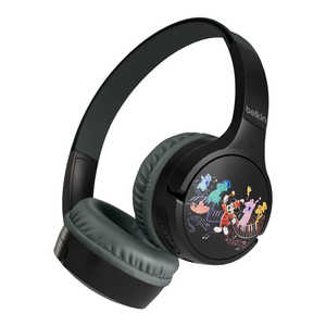 BELKIN ワイヤレスヘッドホン 子供向け SoundForm Mini ディズニー創立100周年限定 MUSICAL WONDER モデル AUD002qcRD-DY