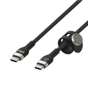 BELKIN ֥ USB-C to USB-C BoostCharge Pro Flex ǥˡΩ100ǯǥ 2M [USB Power Deliveryб] CAB011qc2MBK-DY