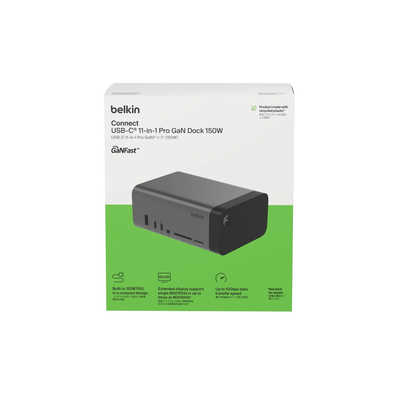 BELKIN Connect USB-C 11-in-1 Pro GaN Dock 150W ［USB Power