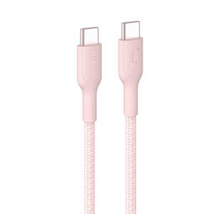 BELKIN USB-C to USB-C 編組ケーブル 60W 2M ピンク CAB024fq2MPK BELKIN USB-C to USB-C 編組ケーブル 60W 2M ピンク CAB024fq2MPK