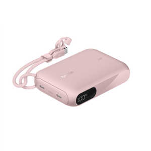 BELKIN モバイルバッテリー 10000mAh with Display ピンク BPB027FQPK BELKIN モバイルバッテリー 10000mAh with Display ピンク BPB027FQPK