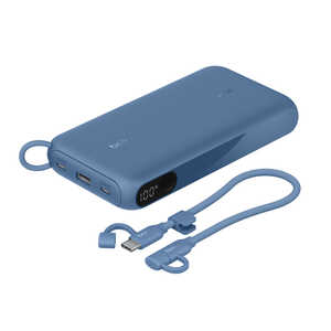 BELKIN モバイルバッテリー 20000mAh with Display ブルー BPB028FQBL BELKIN モバイルバッテリー 20000mAh with Display ブルー BPB028FQBL