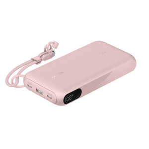 BELKIN モバイルバッテリー 20000mAh with Display ピンク BPB028FQPK BELKIN モバイルバッテリー 20000mAh with Display ピンク BPB028FQPK