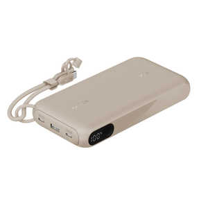BELKIN モバイルバッテリー 20000mAh with Display サンド BPB028FQSD BELKIN モバイルバッテリー 20000mAh with Display サンド BPB028FQSD
