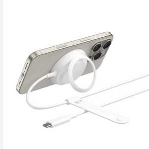 BELKIN UltraCharge Qi2 25W ���C�����X�[�d�p�b�h �z���C�g WIA014dqWH