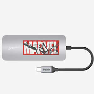 BELKIN Connect USB-C 7-in-1 マルチポートハブ スパイダーマン ［7ポート］ AVC009QCMVV2-DY