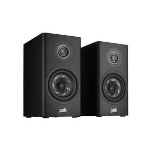 POLK ブックシェルフスピーカー ブラック [ハイレゾ対応 /2本 /2ウェイスピーカー] R100BLK