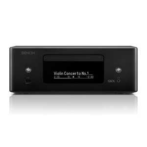 デノン DENON ネットワークCDレシーバー ［Wi-Fi対応 /Bluetooth対応 /ハイレゾ対応 /ワイドFM対応］ ブラック RCD-N12-K