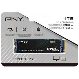 PNY CS1031 SSD M.22280NVMe1TB M.2ϡ֥Х륯ʡ M280CS1031-1TB-CL