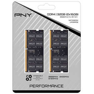 PNY 増設用メモリ DDR4 2666MHz ノートPC 用[SO-DIMM DDR4 /16GB /2枚] MN32GK2D42666-TB