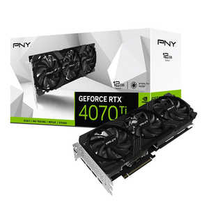 PNY PNY GeForce RTX4070Ti 12GB VERTO LED 3FAN ［GeForce RTXシリーズ /12GB］｢バルク品｣ VCG4070T12TFXPB1