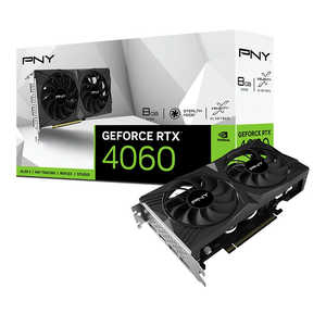 PNY PNY GeForce RTX 4060 8GB STANDARD DUAL FAN グラフィックボード [GeForce RTXシリーズ /8GB] バルク品 VCG40608DFXPB1