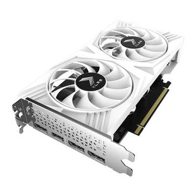 PNY GeFORCE RTX 4060 8GB XLR8 Gaming OC DUAL FAN WHITE