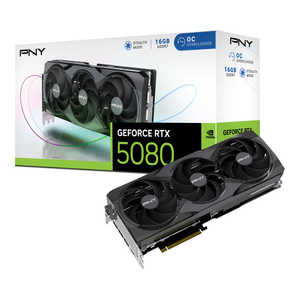 PNY GeFORCE RTX 5080 16GB Overclocked TripleFan VCG508016TFXPB1-O