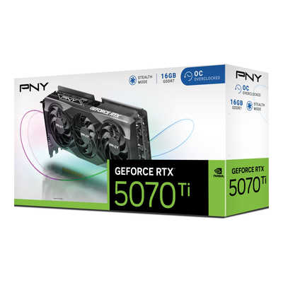 PNY GeFORCE RTX 5070 Ti 16GB Overclocked TripleFan ［GeForce RTX