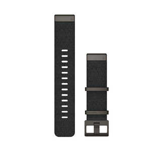 GARMIN MARQ (Gen 2) 用交換バンド QuickFit 22m Jacquard Weave Nylon Strap Black (ガーミン) 010-12738-13