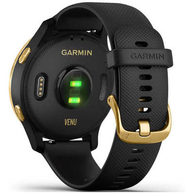 GARMIN ウェアラブル端末 スマートウォッチ VENU Black / Gold【Suica  