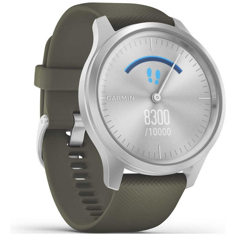 GARMIN GARMIN vivomove Style Moss Green   Silver 010-02240-71 010-02240-71