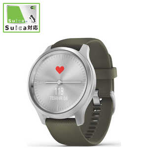 GARMIN vivomove Style Moss Green Silver 010-02240-71