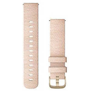GARMIN Quick Release バンド 20mm Blush Pink Woven Nylon / Light Gold 010-12924-52 GARMIN Quick Release バンド 20mm Blush Pink Woven Nylon / Light Gold 010-12924-52