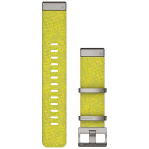 GARMIN MARQ QuickFit22mm ジャカード織ナイロンイエロー 010-12738-31 GARMIN MARQ QuickFit22mm ジャカード織ナイロンイエロー 010-12738-31